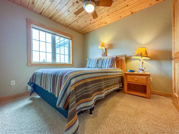 Bedroom two also has a queen bed. Bedroom two also has a queen bed.