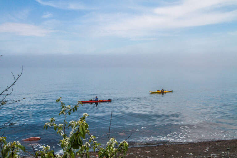 Creekside Cabin is the perfect location for kayakers and canoers.