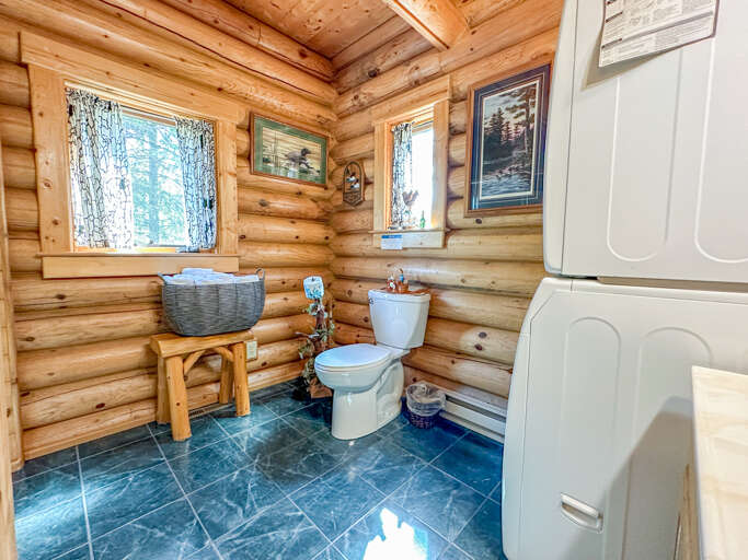 Bathroom 1 located on the main level.