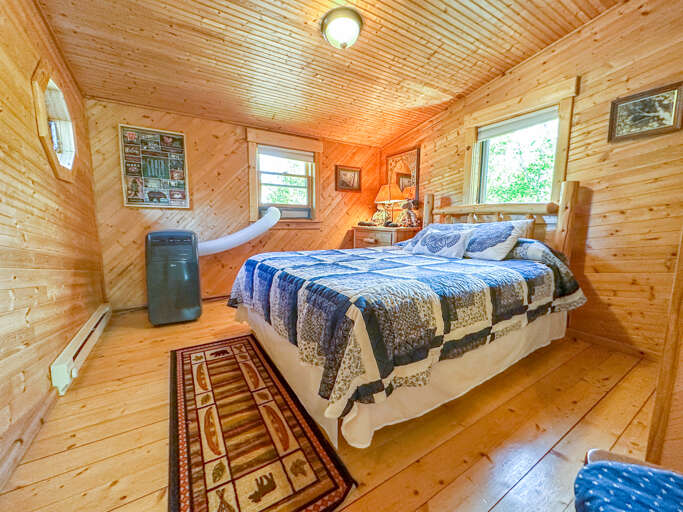 Bedroom 2 is located on the upper level.