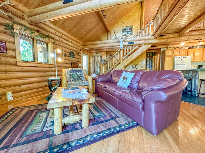 Comfortable seating in the living room