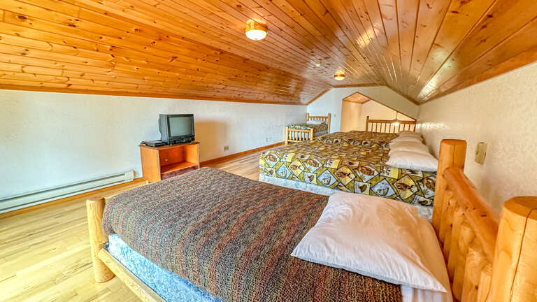Plenty of room for everyone in the bunk house!