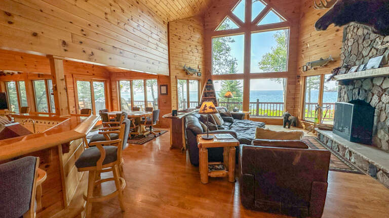 Open layout living area.