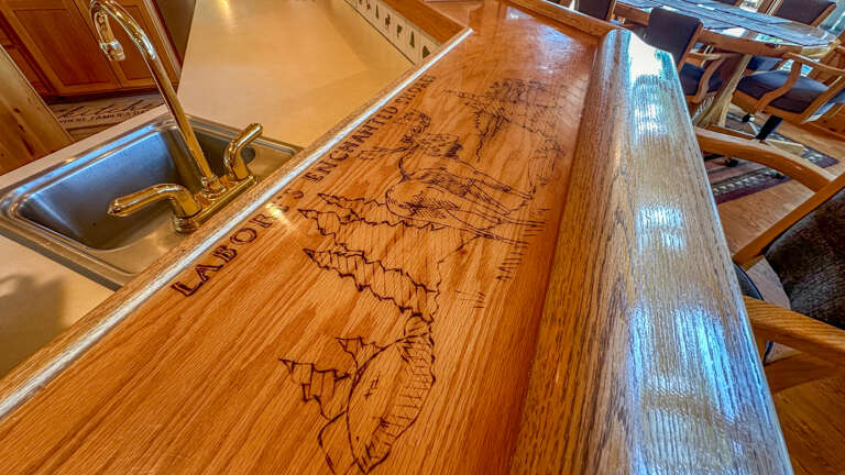 Unique touches all over the home!