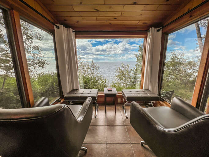 When Lake Superior is the only entertainment you need.