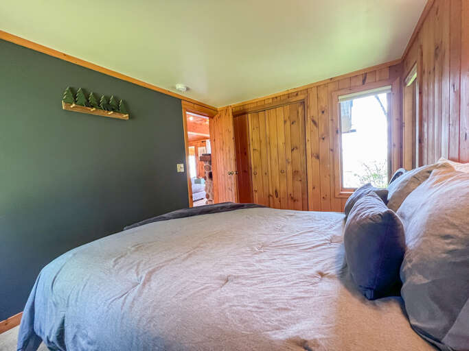 You do have Lake Superior views from Bedroom 1.