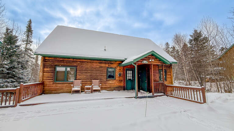 Lutsen Log Lodge 14  is a part of a series of custom-built log lodge homes located in the heart of Lutsen, Minnesota.