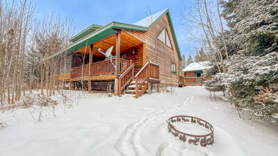 Log Lodge 14 is located off Ski Hill Road in Lutsen, Minnesota.