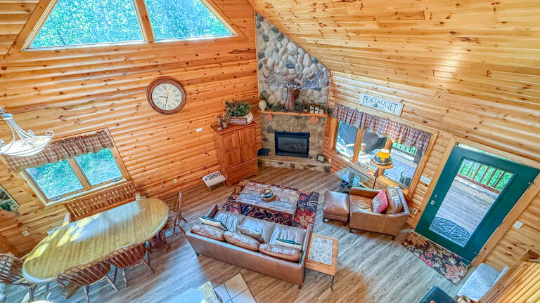 Spacious Open Layout Living Area