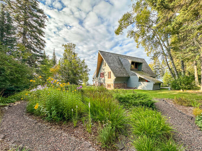 Back of the home.