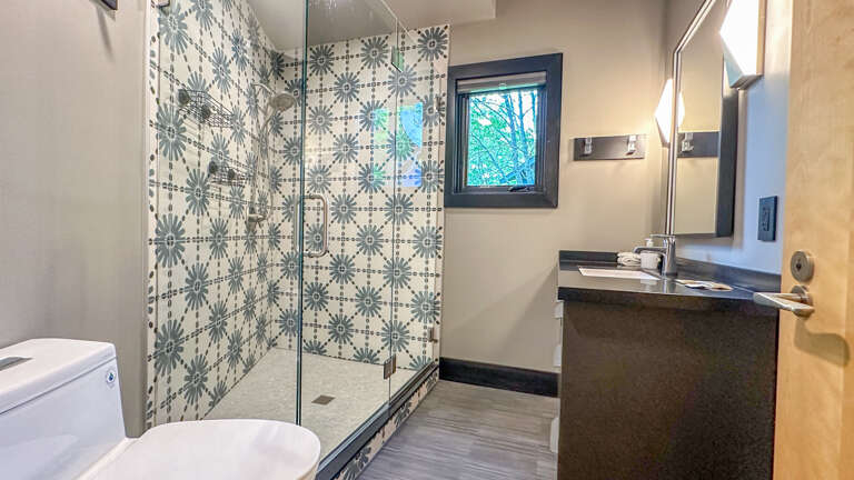 Attached bathroom.