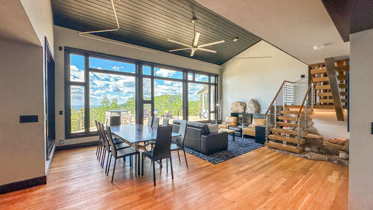 Living Room and Dining Room