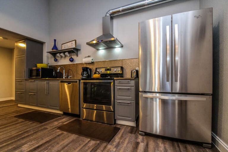 Prepare a delicious home cooked meal with stainless steel appliances