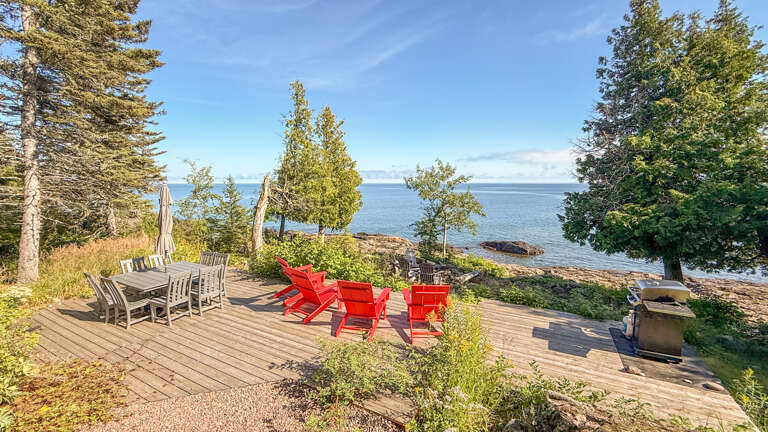 Cedar Shores Chalet is located near the lovely town of Lutsen and nestled off of the iconic Cascade Beach Road. Cedar Shores Chalet is located near the lovely town of Lutsen and nestled off of the iconic Cascade Beach Road.
