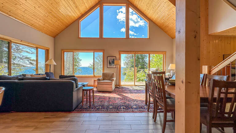 Dining and living room. Dining and living room.