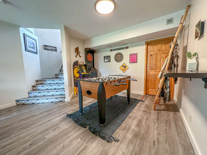 Challenge the family to a game of pac-man.