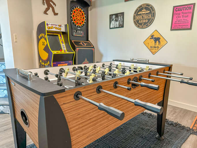 Foosball Table in the game room.