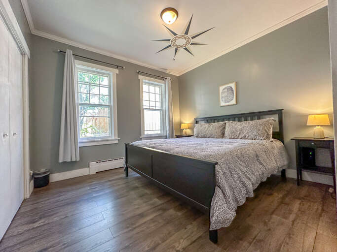 Bedroom 2 also has a king bed.