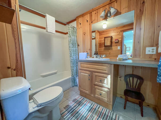 Bathroom, located on the main level.