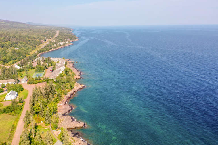 Located a short walk from Tofte Park, a public boat launch, and Lake Superior.