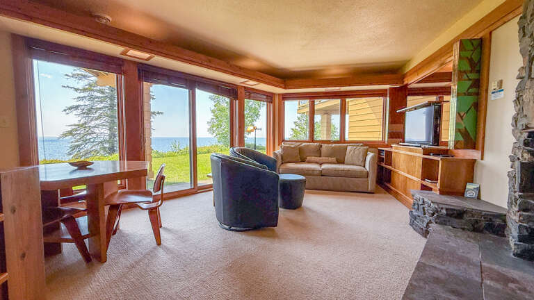 Living and dining area. Living and dining area.