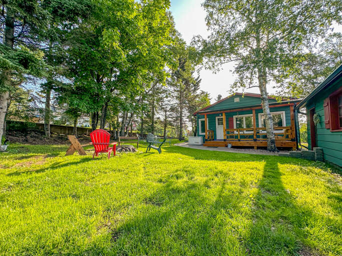 The home also has a spacious back yard.