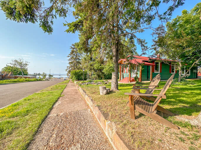 You are just a few short blocks away from the Grand Marais Harbor and downtown.