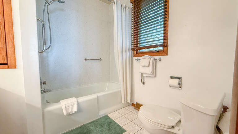 Bathroom 1 is attached to Bedroom 1.