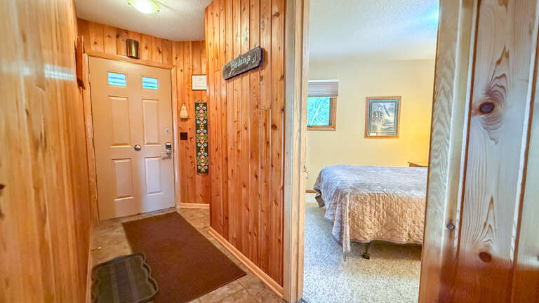 Entryway and Bedroom 3