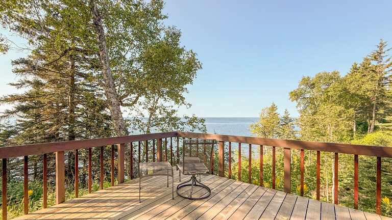 Lake-Facing Deck Off Sunroom