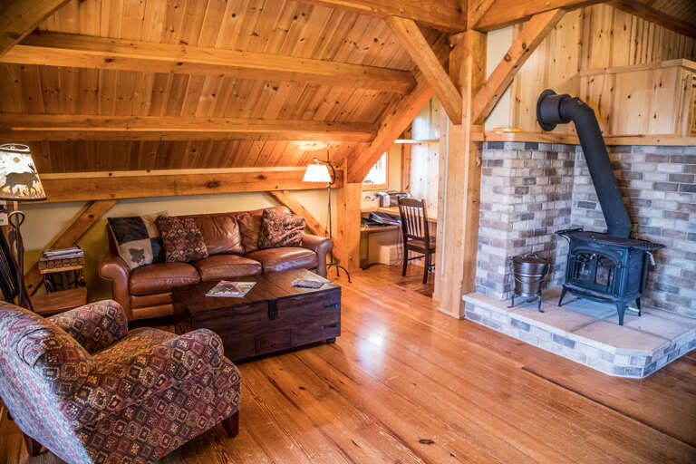 Relax in the living after a long day of exploring the North Shore.