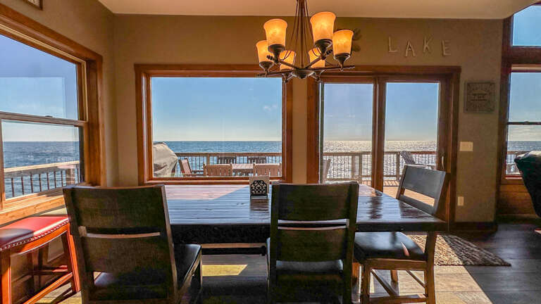 A meal with a view at Serenity Shores.