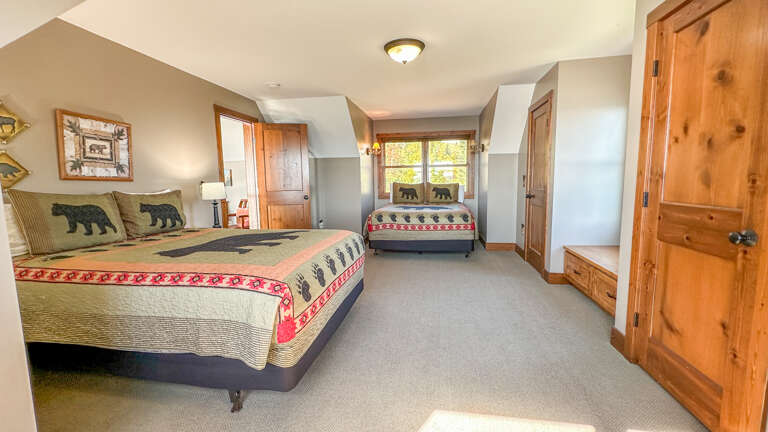 Bedroom 3 is also located on the upper level.