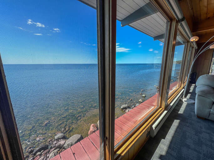 Enjoy incredible Lake Superior views.