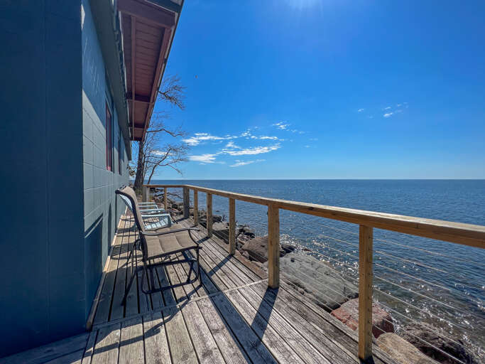 Enjoy a book or just listen to the waves from your private deck.