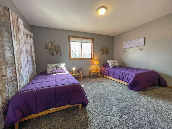 Guest bedroom two features two twin beds