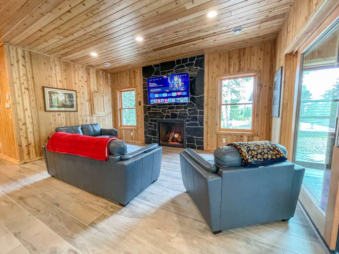 A large living room for the whole family to relax in.
