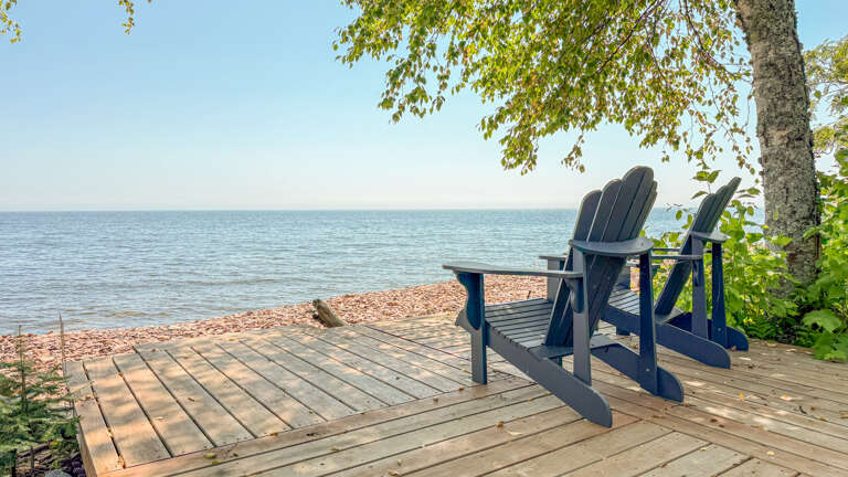 Enjoy a small, private stretch of Lake Superior shoreline. Enjoy a small, private stretch of Lake Superior shoreline.
