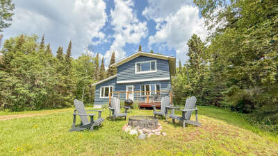 Located on the scenic and in?demand Croftville Road area just outside of Grand Marais, Minnesota, Superior Sunrise is a newly renovated, awe-inspiring home on the shores of Lake Superior.
