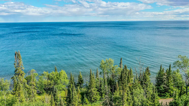 Rocky Shores Retreat is not only a beautiful home but boasts a beautiful private cove-like shoreline!