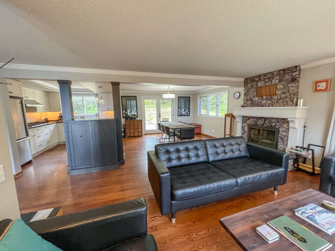 Curl up on the couch and light a fire on chilly winter night