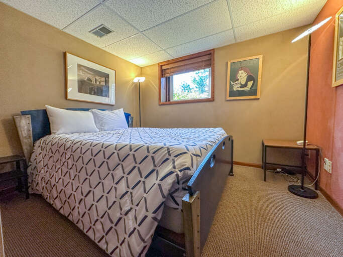 Bedroom 3 is located on the lower level.