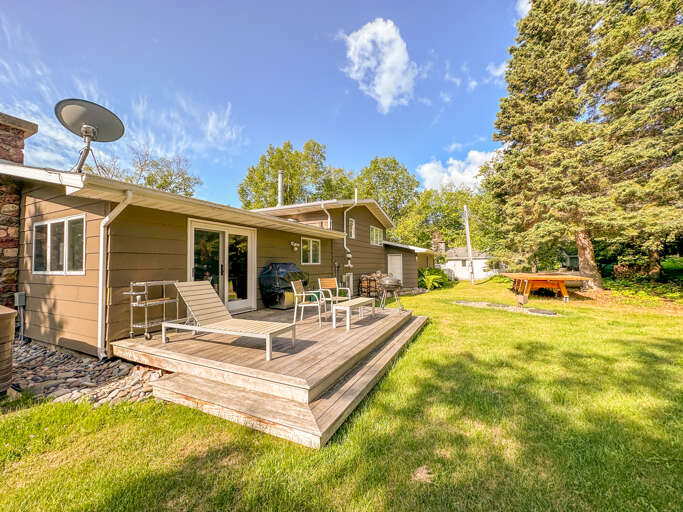 Gem House features a spacious back yard area.