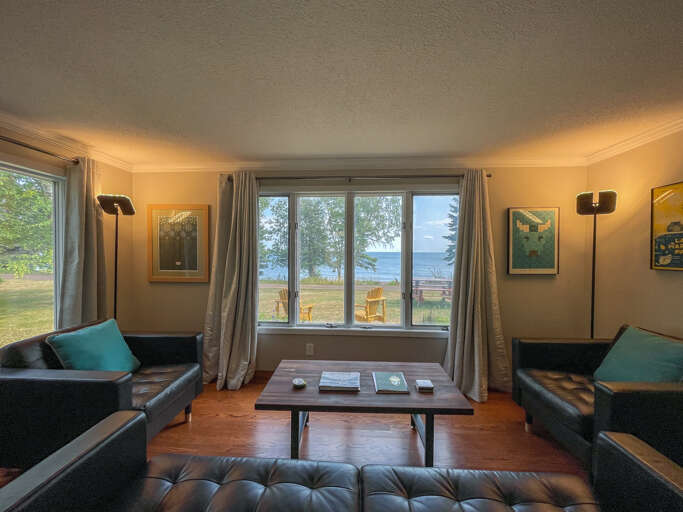 Lake Superior views right from the living room.