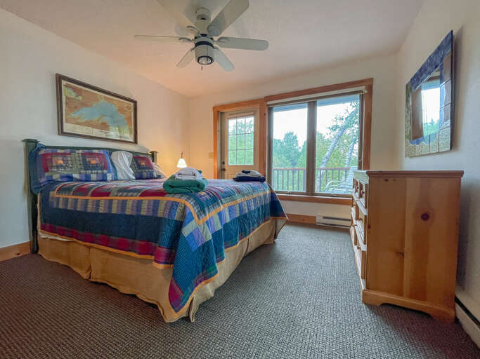 You also have access to a private balcony