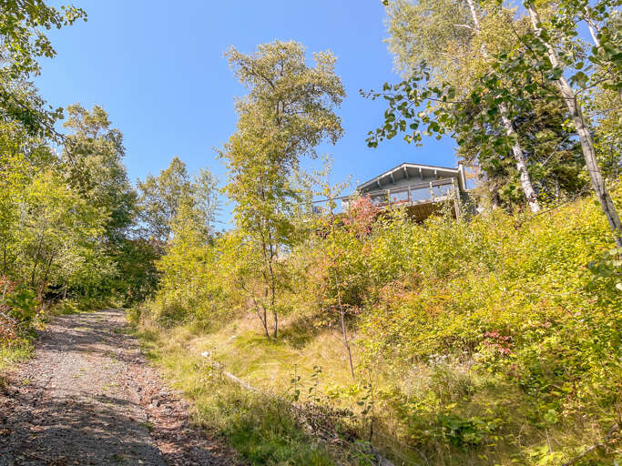 Take a stroll down to the large, private shoreline area.