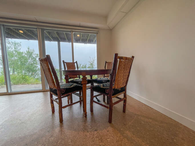 An additional table perfect for playing games