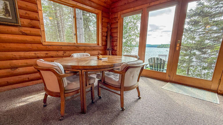 Cozy dining area with seating for 4. Cozy dining area with seating for 4.