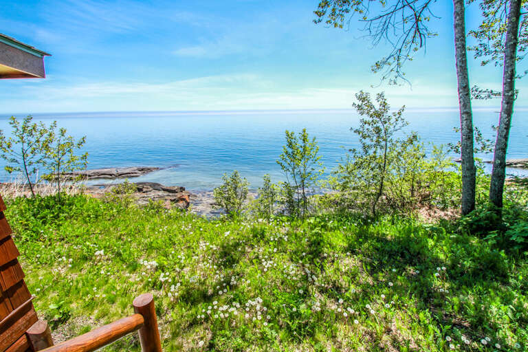 Enjoy Lake Superior views.