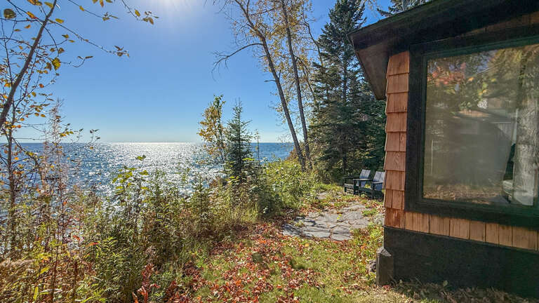 Just steps from Lake Superior.